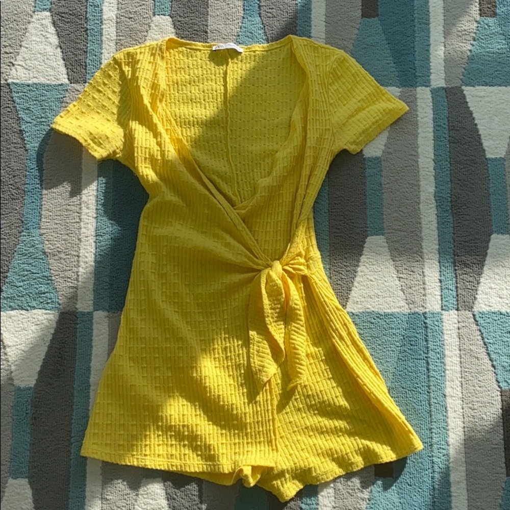 Yellow Zara Romper